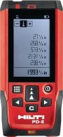 PD-E laserafstandsmeter Afstandsmeter voor buitengebruik met geïntegreerde zoeker voor metingen tot 200 m/650 ft