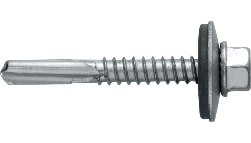 S-MD55Z zelfborende metaalschroeven Zelfborende schroef (verzinkt koolstofstaal) met 16 mm sluitring voor dikke metaal-op-metaal sluitingen (tot 15 mm)