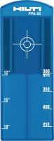 Doelplaat PPA 55 (CM/IN) 