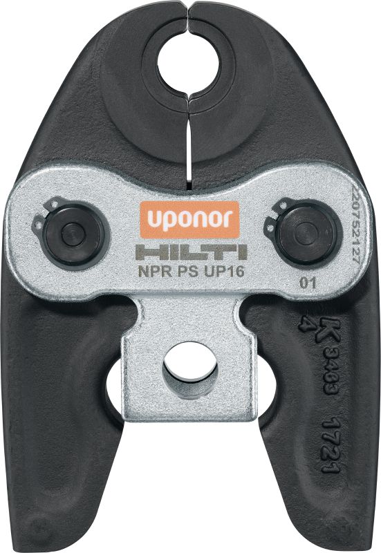 NPR PS UP persbek Persbekken voor Uponor S-Press® / S-Press Plus® persfittingen tot 50 mm. Compatibel met NPR 32-A perstang op accu