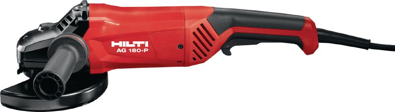 AG 180-P haakse slijper Vlakslijper van 2000 W met standaard aan/uit-schakelaar voor metaaltoepassingen met schijven tot 180 mm