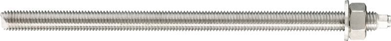 HAS-U A4 ankerstang Hoogwaardige ankerstang voor capsule en injecteerbare hybride/epoxy-verankering in beton en metselwerk (A4 roestvast staal)