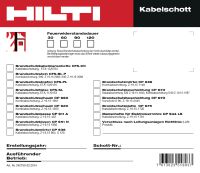 Identification plate pipe penetration QR 