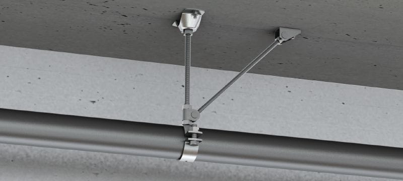 MFP-L licht vast punt Verzinkt vast punt, enkelzijdig geschoord, met geluidsisolatie voor lichte toepassingen tot 4 kN Toepassingen 1
