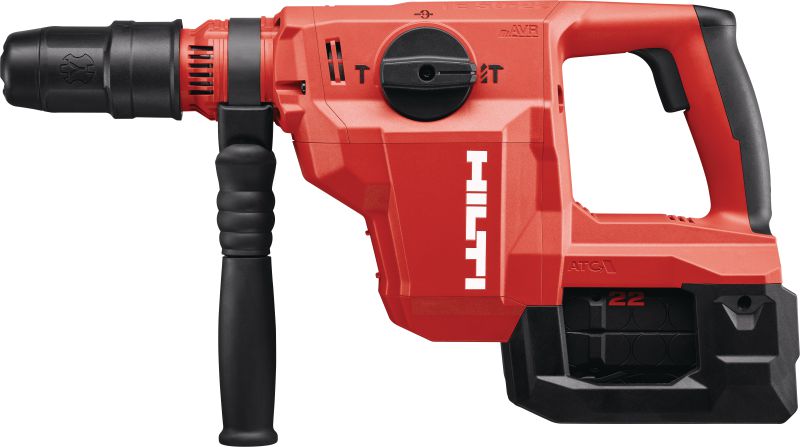 TE 50-22 accuboorhamer Compacte en snoerloze SDS Max (TE-Y) accu boorhamer met lichter gewicht, meer vermogen en minder trillingen voor boren en hakken in beton (Nuron-accu)