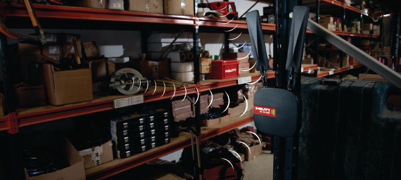 AI G125 inventarisscanner Inventarisgateway magazijnen, die een alles-in-één-oplossing biedt voor het volgen en beheren van bedrijfsmiddelen in magazijnen in (Hilti ON!Track) Toepassingen 1