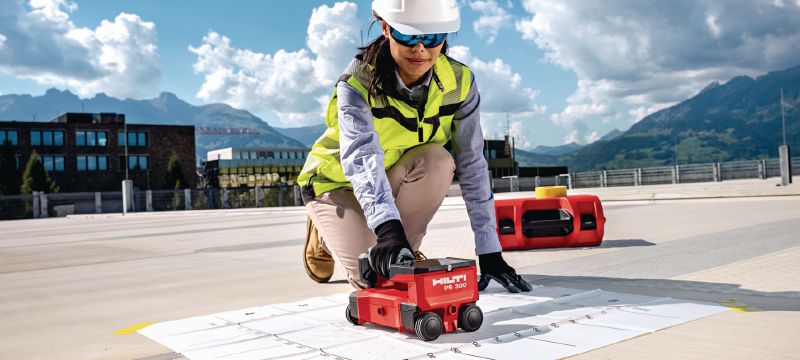 PS 300 ferroscansysteem Betondetector voor lokalisatie van wapening, dieptemeting en grootteschatting van structurele analyse Toepassingen 1