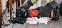 NRC 6-22 accu wapeningsnijder Accu wapeningsnijder voor vonkarm koud zagen van draadstangen en (25 mm / #8) wapening (Nuron accu platform) Toepassingen 1