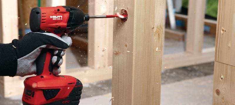 WDB-S speedboorset Speedboorset voor het snelboren van ondiepe gaten in hout Toepassingen 1