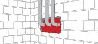 CF ISO 750+ isolatieschuim met hoog rendement Multifunctioneel isolatieschuim met hoog rendement om de productiviteit in een groot aantal temperaturen te verbeteren Toepassingen 8