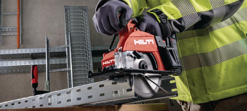 SC 6ML-22 accucirkelzaag voor metaal Metaalzaag op accu voor vonkvrij, extra snel en precies zagen tot 60 mm│2-3/8” diepte (Nuron accu platform) Toepassingen 1