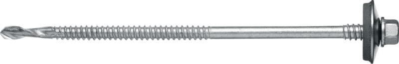 S-CD 75 GS sandwichpaneelschroeven Sandwichpaneelschroef (A2 roestvrij staal) met 22 mm ring en steundraad voor dikke stalen basisconstructies (tot 15 mm)