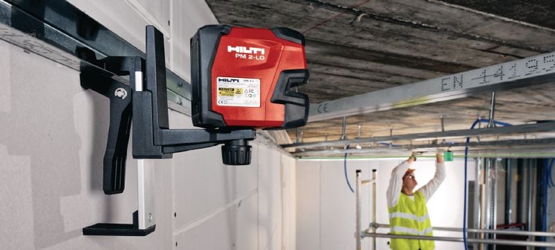 PM 2-LG lijnlaser Lijnlaser met 2 groene lijnen voor nivelleren, uitlijnen en haaks uitzetten Toepassingen 1
