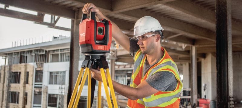 PLT 300 digitale lay-outtool Geautomatiseerde lay-outtool om het uitzetten van banen te versnellen met behulp van digitale methoden en BIM Toepassingen 1