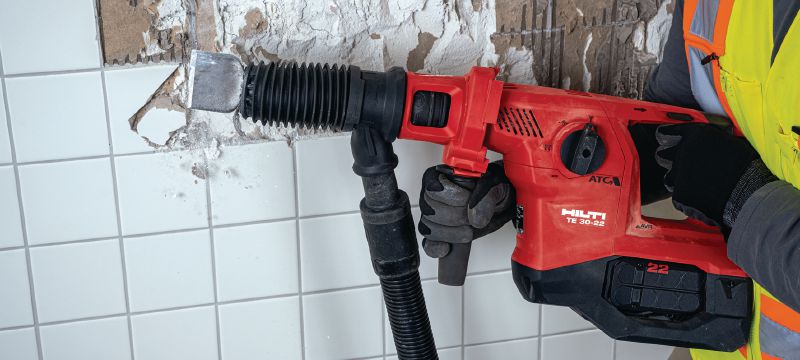 TE 30-22 accu-boorhamer Krachtige SDS Plus (TE-C) boorhamer op accu met Active Torque Control (ATC) en Actieve Vibratie Reductie (AVR) voor boren en beitelen in beton (Nuron accuplatform) Toepassingen 1
