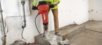 TE-H SM puntbeitels Puntbeitels voor het hakken/breken van beton en metselwerk met de derde generatie TE 3000 of H28 sloopgereedschappen met klem Toepassingen 1